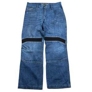 Joe Rocket Motorcycle Jeans 36S (36x31) Blue Denim Street Bike Moto Pants